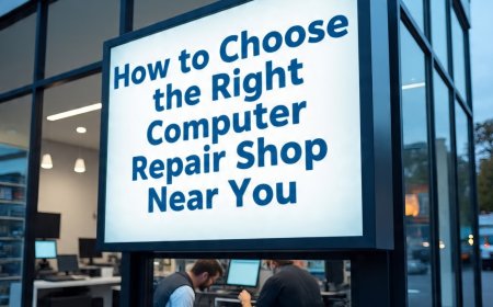 How to Choose the Right Computer Repair Shop Near You