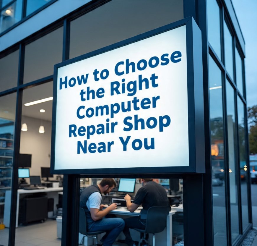 How to Choose the Right Computer Repair Shop Near You