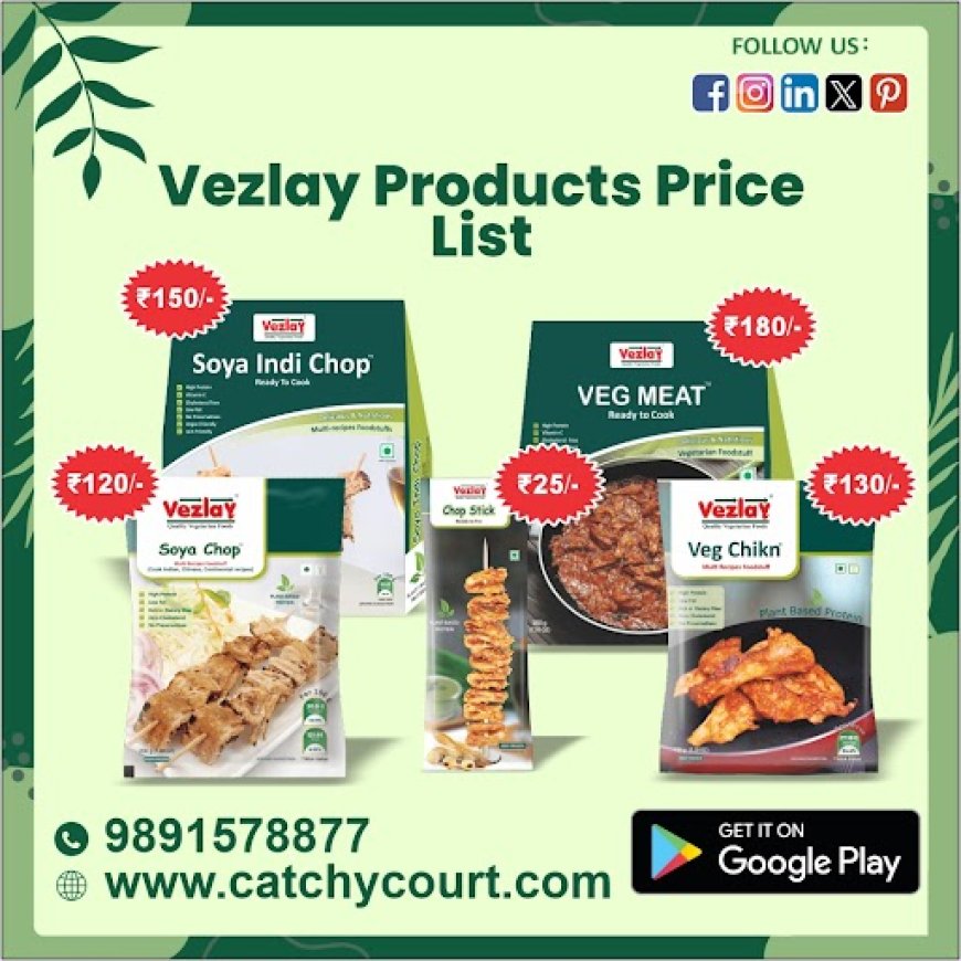 Vezlay Foods at Catchy Court – Your Trusted Source for Vegan Food in India 2025