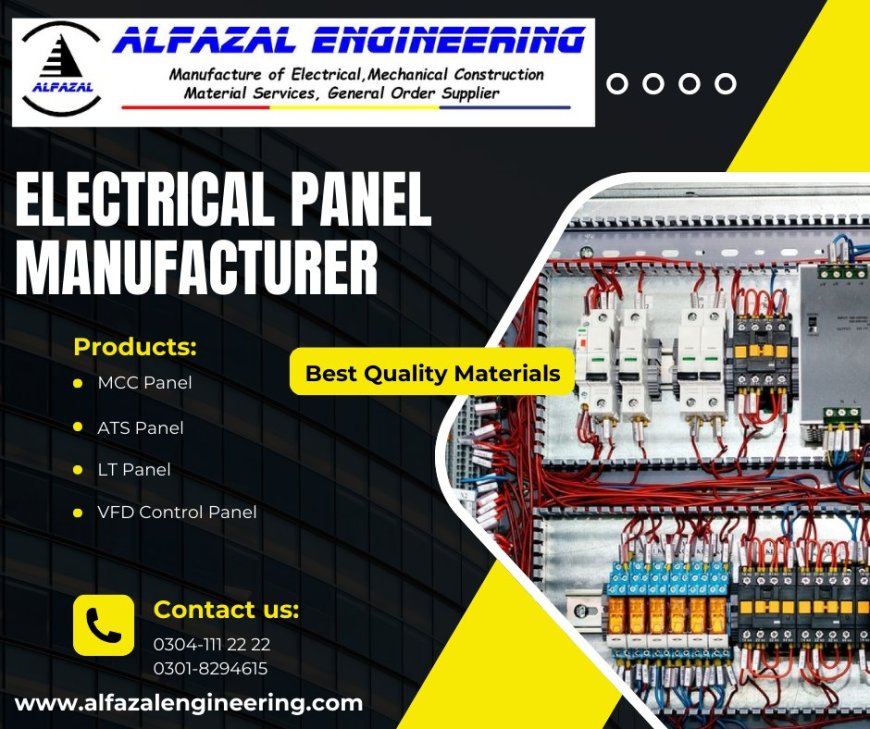 Electric Control Panel Manufacturer Alfazal Engineering