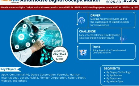 Automotive Digital Cockpit Market Overview 2025–2030: Share, Size & Future Trends