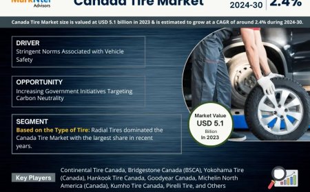 Canada Tire Market Research 2025–2030: Growth, Size & Opportunities