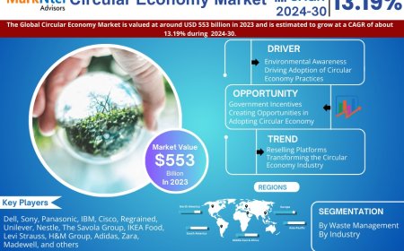 Circular Economy Market Research 2024–2030: Growth, Size & Opportunities