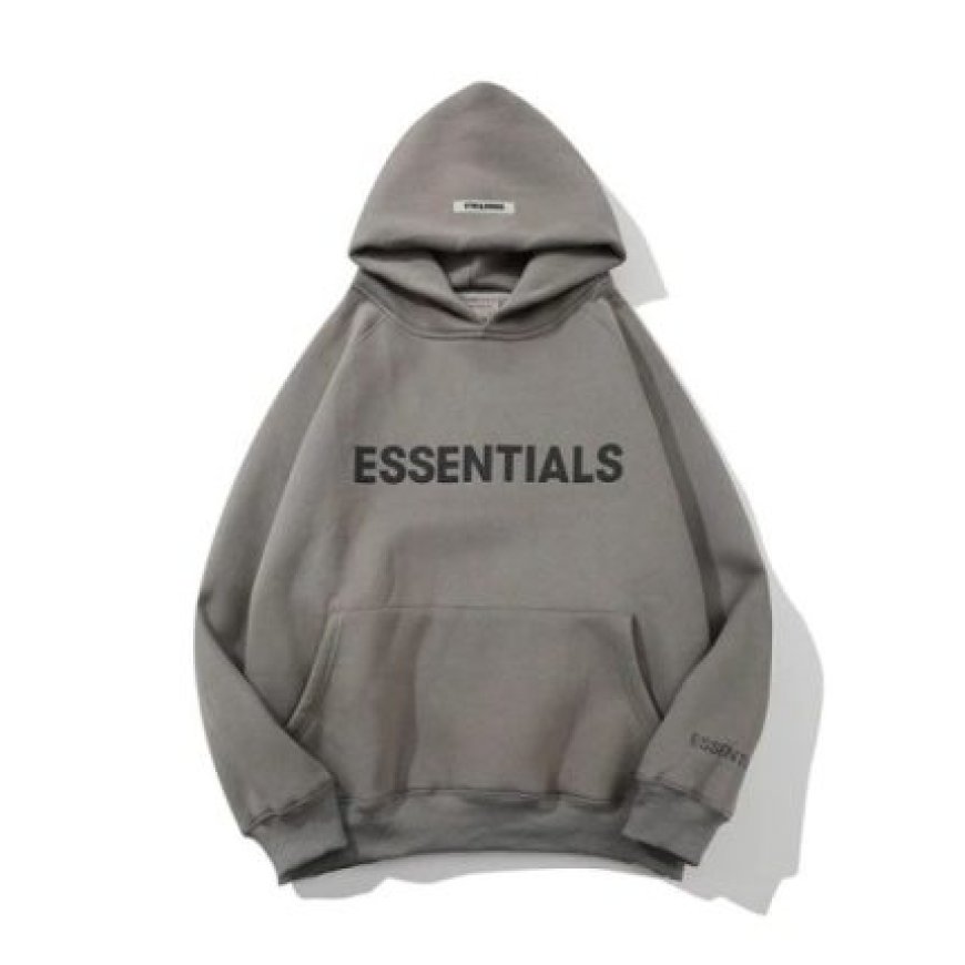 Essential Hoodie with Ribbed Cuffs and Hem